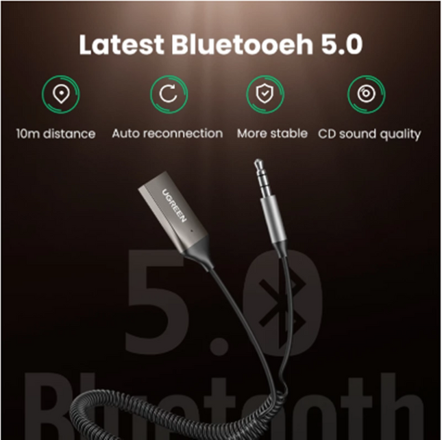 Car Bluetooth Receiver Aux High-quality Audio for Cars