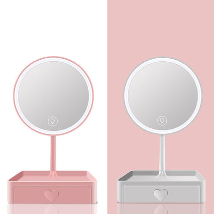 LED dressing table makeup mirror