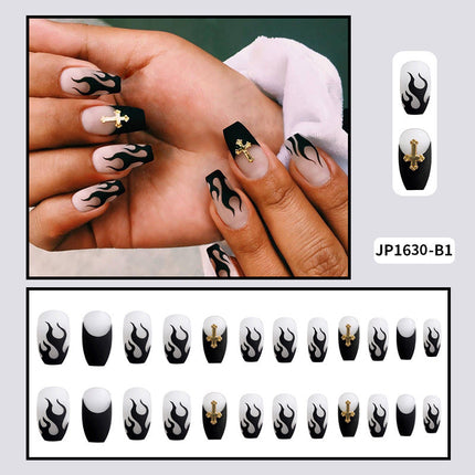 Wrinkle Line Sense Wearing Nail Enhancement Finished Product