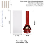 9x21.5cm / Red