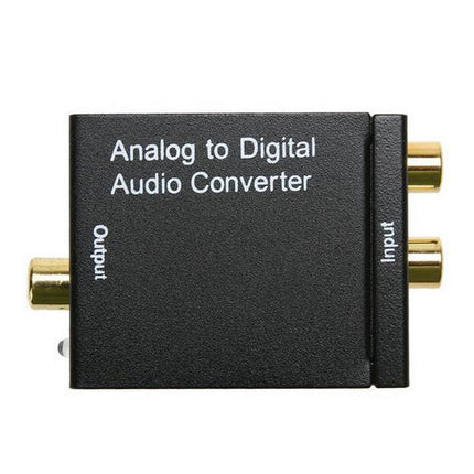 Digital to Analog Audio Converter Adapter Digital Optical Fiber Coaxial RCA Toslink Signal to Analog Audio Converter RCA for DVD