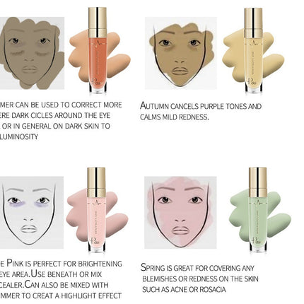 Pudaier foundation Professional Moisturizer Face Base MakeUp Long Lasting Convenient Concealer Makeup Cosmetic Concealer