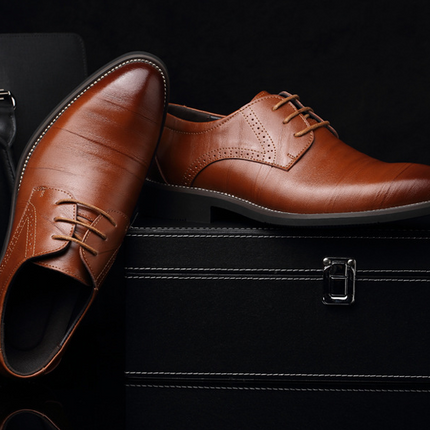 Men's leather shoes men's shoes dress business shoes large size men's shoes casual shoes