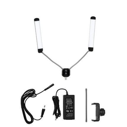 LED Double Head Photography Light 50W Double Arm Fill Light