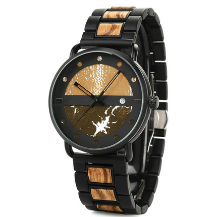 Men's Simple Wooden Custom Watch