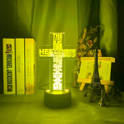 3D light, colorful touch remote control LED