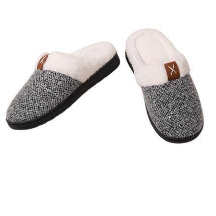 New Sparkling Purple Winter Plush Fashion Thick Bottom Warm House Slipper for Women