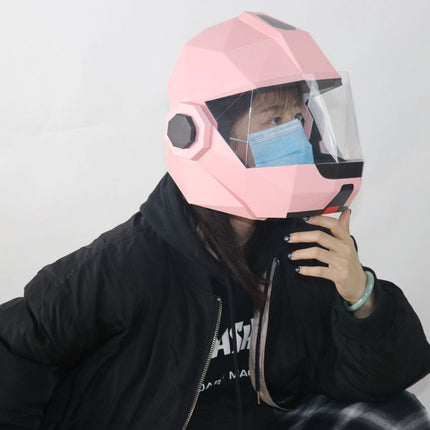 Almighty Guardian Mask Headgear Paper Molded Protective Cover
