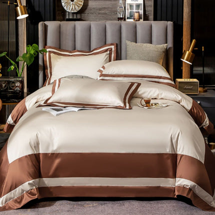 100 cotton 100 sheets quilt cover simple hotel bedding