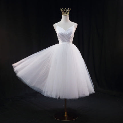 Slim Fit And Fashionable Strap Travel Photography Light Wedding Dress