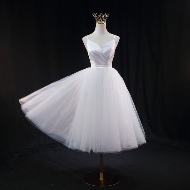 Slim Fit And Fashionable Strap Travel Photography Light Wedding Dress