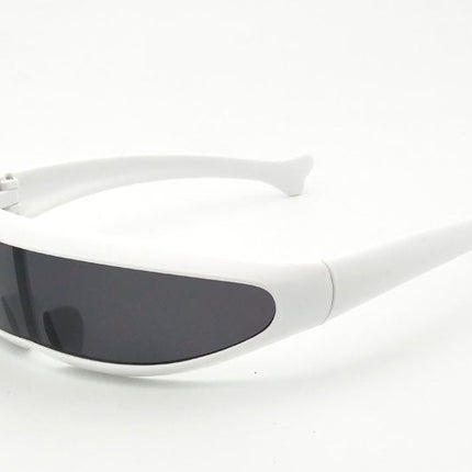 Personality Sunglasses Laser Glasses Men Women Sunglass Robots Silver Lens Sun Glasses Men's Driving Goggles Glasses