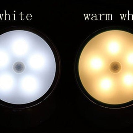 Human body induction night light Charging bedroom corridor lighting 360 degree LED rotating induction light