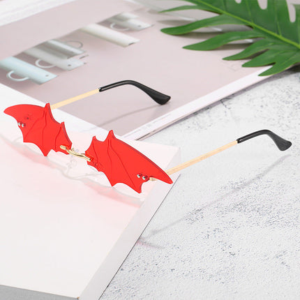 Bat shape personalized glasses