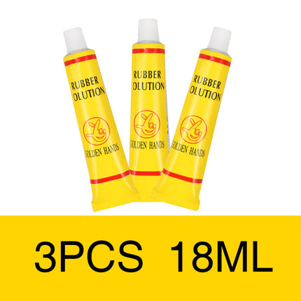 Bicycle and motorcycle tire repair glue