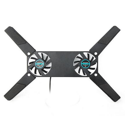 Rotatable USB Cooling Fan Pad 2 Fans Cooler Notebook Cooler Computer USB Fan Stand For 8-14pc Laptop PC Computer Peripherals