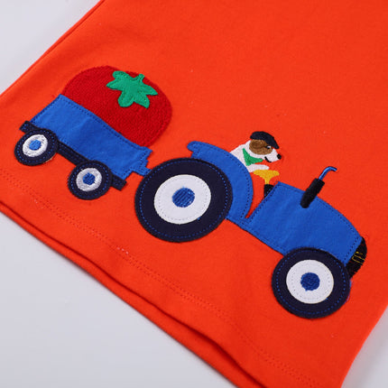 Boys' Stylish Two-piece Pair Of Long-sleeved Trousers