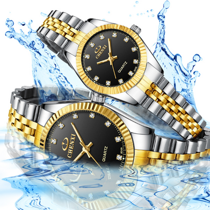 Quartz watch couple table