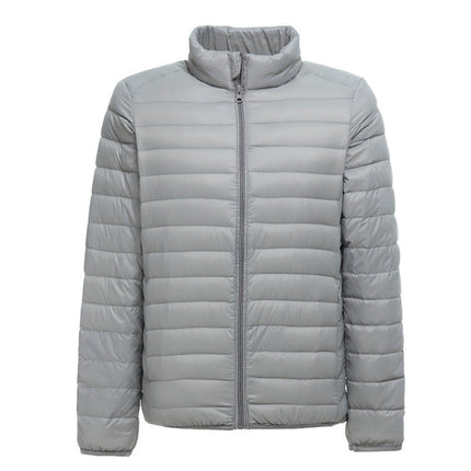 Lightweight Down Jacket Men's Stand Collar Plus Size