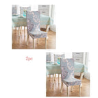 2pc European flower grey