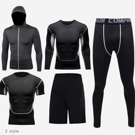 Fitness clothing suit basketball tights