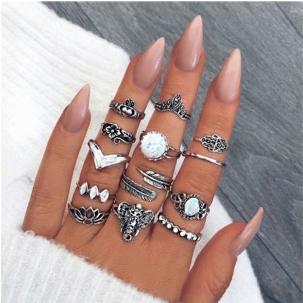 Diamond set ring jewelry
