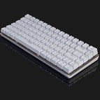 Matt white cyan axis