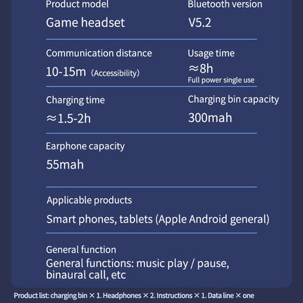 N35 Gaming Bluetooth Headset Wireless In-Ear