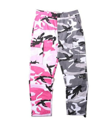 Pure Cotton Camouflage Overalls Men's Casual Pants