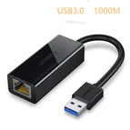 USB 3.0 / 1000M / Black