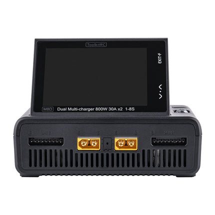 ToolkitRC Touch Color Screen M8D Dual Charger High Power Input UAV Balance