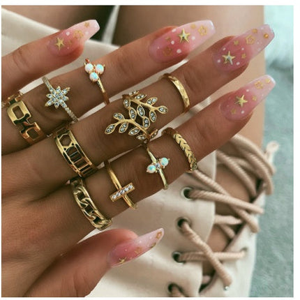 Diamond set ring jewelry