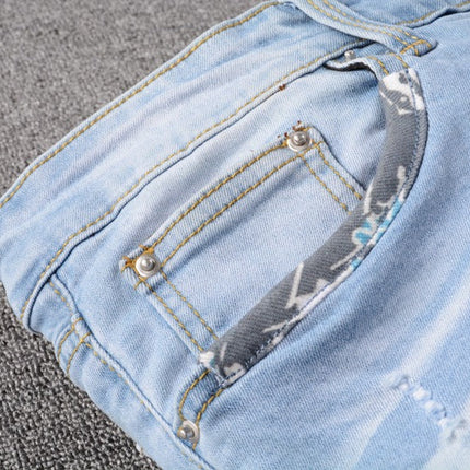 Skinny skinny jeans with holes