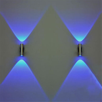 LED double head wall light