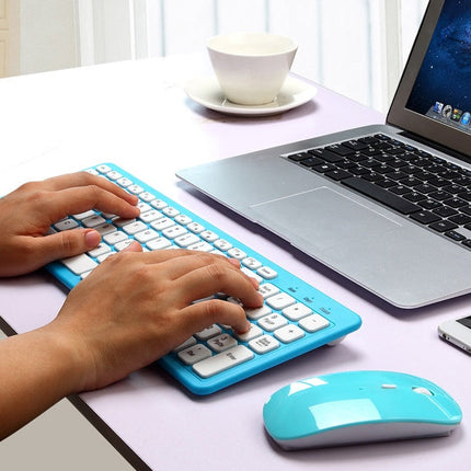 Wireless keyboard and mouse set