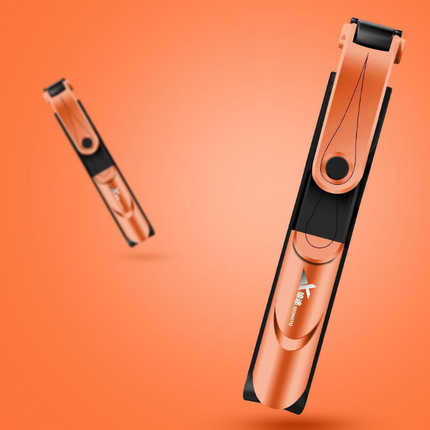 Compatible with Apple, Bluetooth integrated tripod selfie stick XT-09 horizontal and vertical shot one Bluetooth universal mobile phone selfie stick