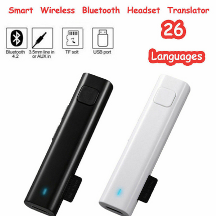 Smart Instant Voice Translator Mini Bluetooth Real Time Translation 26 Language Automatic Speech Travel Translato