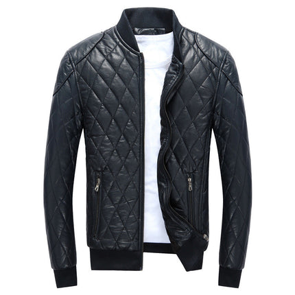 Men's winter plush suede jacket