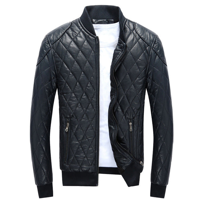 Men's winter plush suede jacket