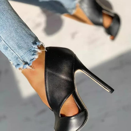 Women's shoes 4 large size sandals high heels sexy fine heel women shoes