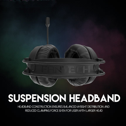 Head-mounted RGB breathing light headset
