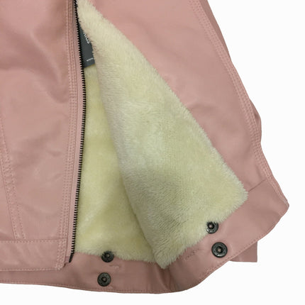 Children's clothing pilot leather jacket