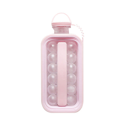 Vacane Ice Kettle Ice Ball Maker 2-In-1 Cold Water Bottle Household Ice Cube Ice Making Magic Tool Ice Mold