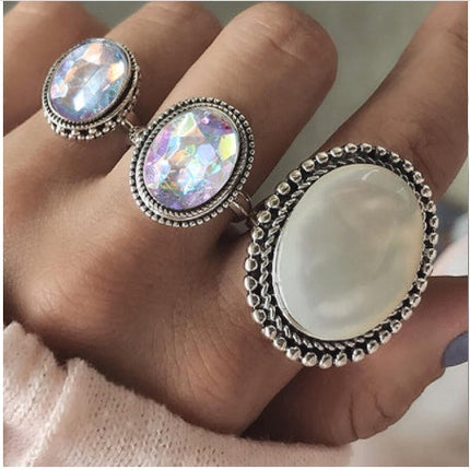 Diamond set ring jewelry