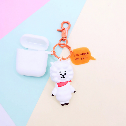 Compatible with Apple, Bulletproof Boys Keychain AirPods Cover
