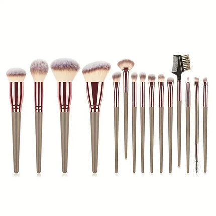 15-Pieces Set: Professional Makeup Brush