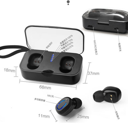 Explosion models private mode TI8S wireless Bluetooth headset Bluetooth headset 5.0 binaural call Mini tws Bluetooth headset
