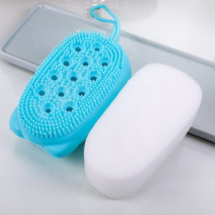 Silicone bath brush