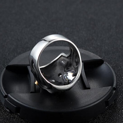 Skull Steel Ring Personalized Punk Men's Ring Jewelry