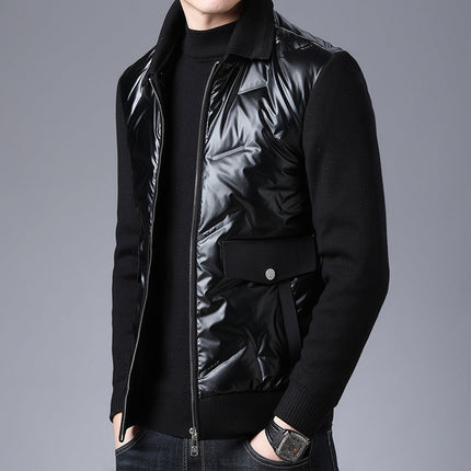 winter down jacket male middle-aged